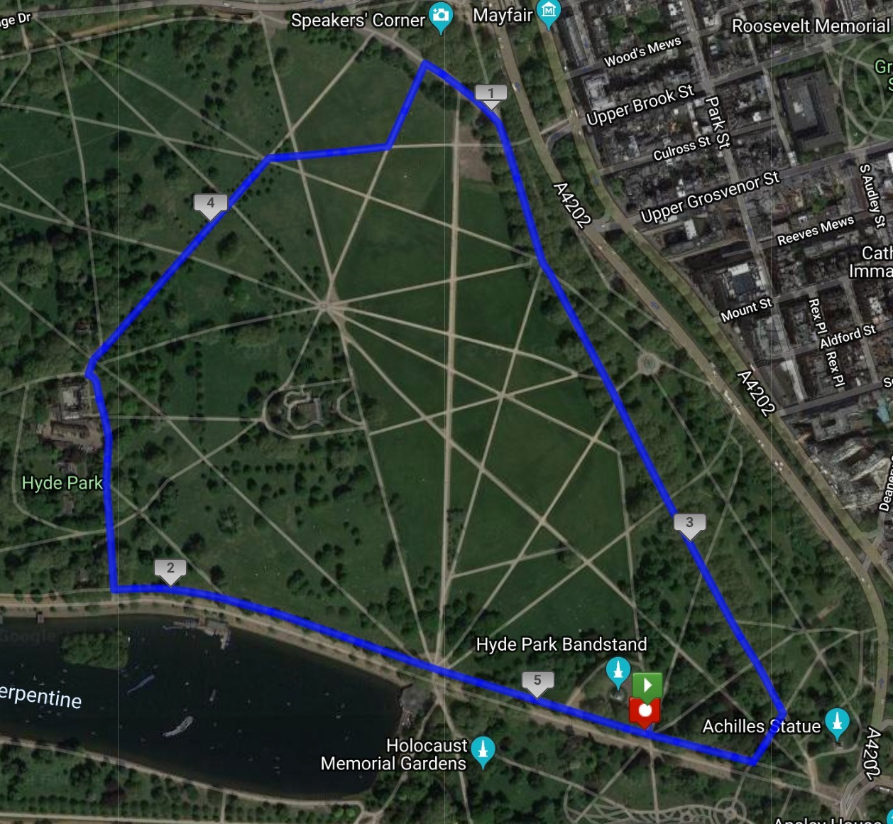 Race Information Hyde Park 5k & 10k RunThrough UK