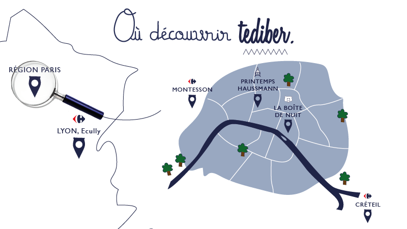 plan des adresses tediber