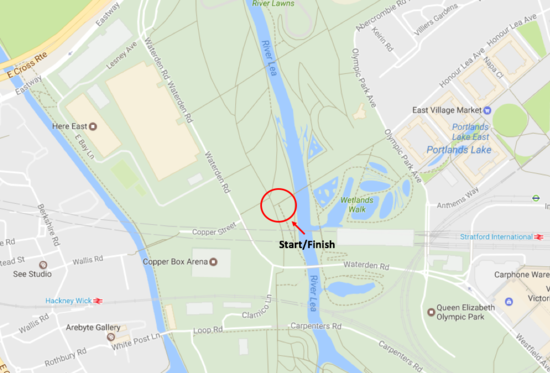 london olympic stadium location map